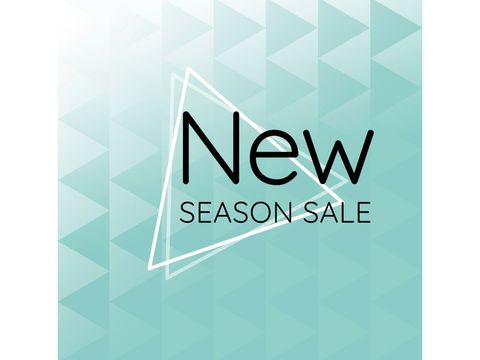 New Season Sale Announcement with Modern Geometric Design - Download Free Stock Templates Pikwizard.com