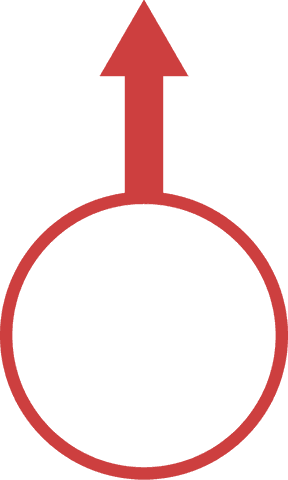 red arrow in circle shape on transparent background - Download Free Stock Videos Pikwizard.com