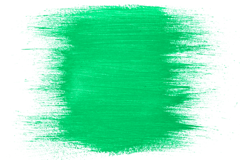 Brush Stroke Green PNG Illustration on Transparent Background