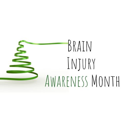 green ribbon symbol for brain injury awareness month - Download Free Stock Templates Pikwizard.com