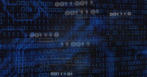 Binary Code Stream Illuminating Digital Concepts - Download Free Stock Images Pikwizard.com