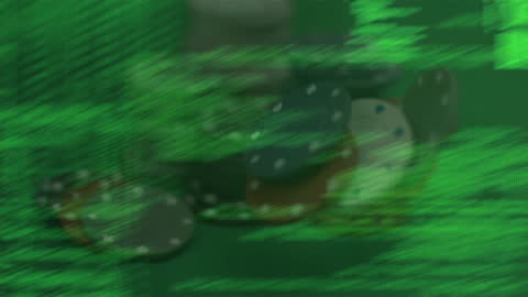 Digital Data Streams and Casino Chip Fusion Concept