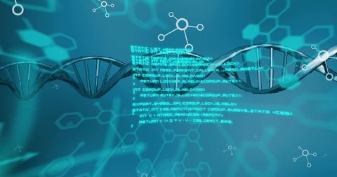 Digital DNA Analysis and Data Processing Concept - Download Free Stock Images Pikwizard.com