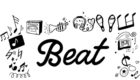 Creative Beat Text with Music Icons on Transparent Background - Download Free Stock Videos Pikwizard.com