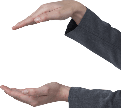 Transparent Businesswoman’s Hands Gesture Isolated - Download Free Stock Videos Pikwizard.com