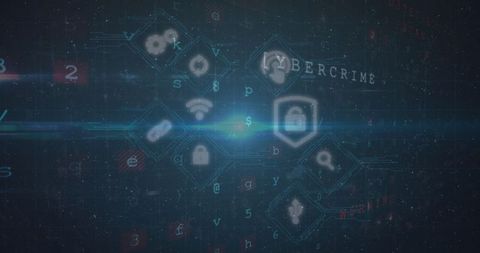Global Cybersecurity Networks and Alerts - Download Free Stock Images Pikwizard.com
