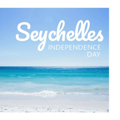Seychelles Independence Day Celebratory Beach Scene - Download Free Stock Templates Pikwizard.com