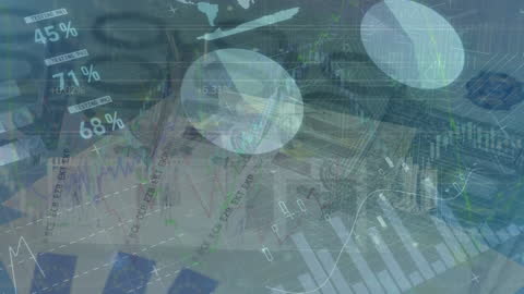 Digital Network Animation with Data and European Elements