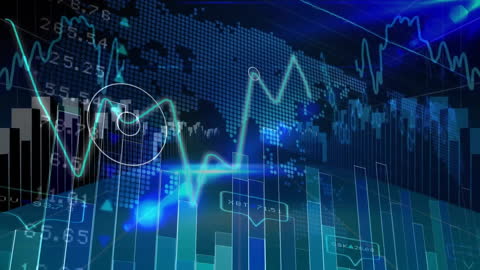 Dynamic Financial Data Visualization with World Map