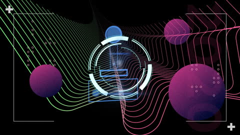 Abstract Technology Background with Gamepad Icon