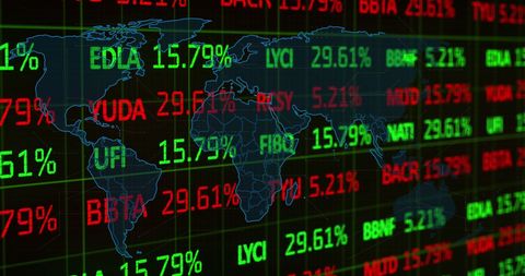 Global Financial Market Stocks Trading Conceptual Background - Download Free Stock Images Pikwizard.com