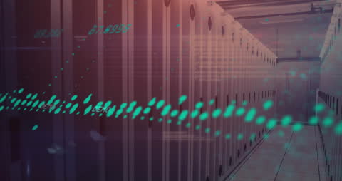 Visualization of Data Processing in High-Tech Server Room