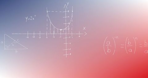 mathematical graphs and formulas on graduated background - Download Free Stock Images Pikwizard.com