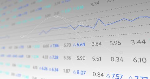Financial Data Processing with Global Digital Interface - Download Free Stock Images Pikwizard.com