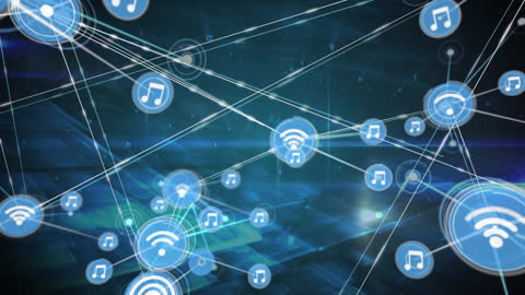 Abstract Data Connections with Musical Elements in Digital Network