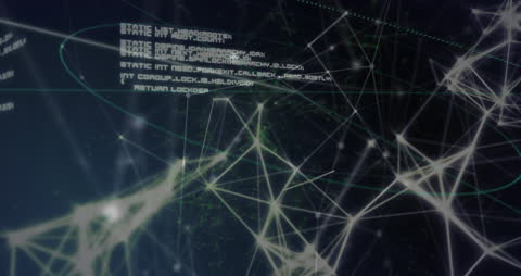 Digital Data Network with Futuristic Connections