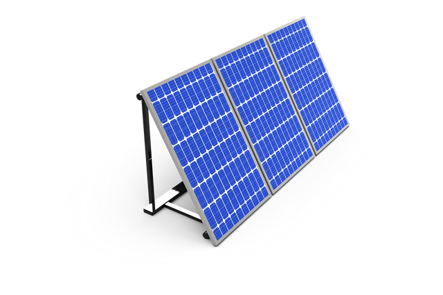 Row of Transparent 3D Solar Panels Arranged Horizontally Against Clear Background - Download Free Stock Videos Pikwizard.com