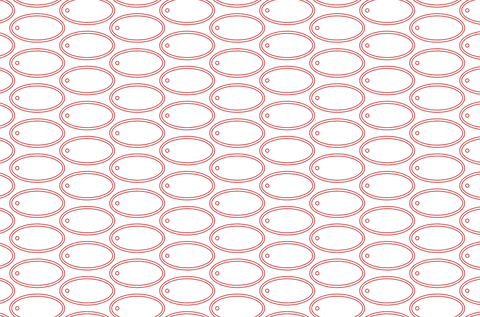 red elliptical shapes pattern on transparent background - Download Free Stock Videos Pikwizard.com