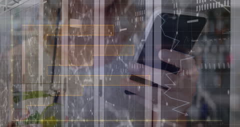 Business Tech Integration with Financial Data Overlay