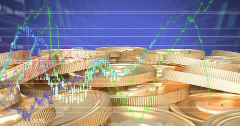 Stock Market Analysis with Golden Coins and Graphs
