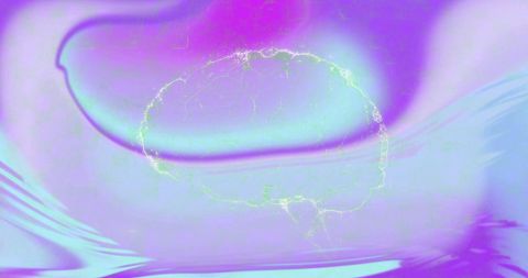 Glowing Brain Pattern on Abstract Futuristic Background - Download Free Stock Images Pikwizard.com