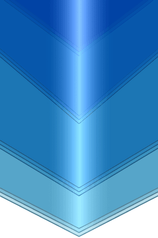 abstract blue v-shaped layers on transparent background - Download Free Stock Videos Pikwizard.com