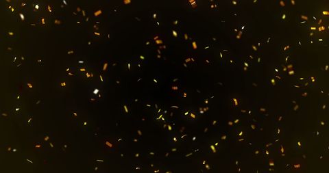 Falling Confetti on Dark Background, Festive Celebration Sparkles - Download Free Stock Images Pikwizard.com