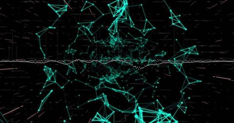 Digital Data Network with Glowing Computing Nodes - Download Free Stock Images Pikwizard.com