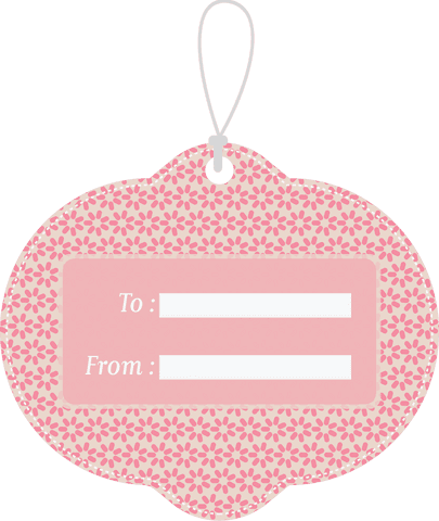 Pink Gift Tag With Decorative Pattern on Transparent Background - Download Free Stock Videos Pikwizard.com