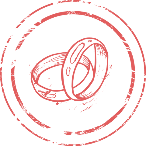 minimalist red transparent stamp with overlapping rings - Download Free Stock Videos Pikwizard.com