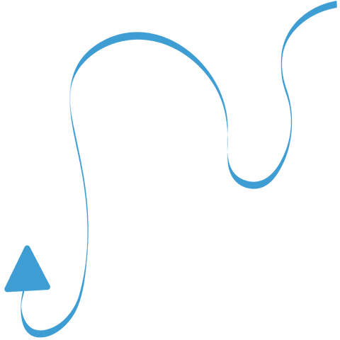 Curved Blue Arrow Highlighting Direction on Transparent Background - Download Free Stock Videos Pikwizard.com