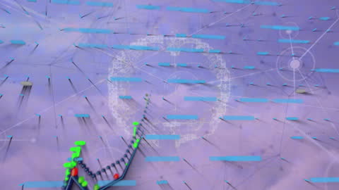 Futuristic Brain and Network Visualization with Data Graphs