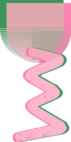 abstract vector with pink vessel and zigzag liquid on transparent background - Download Free Stock Videos Pikwizard.com
