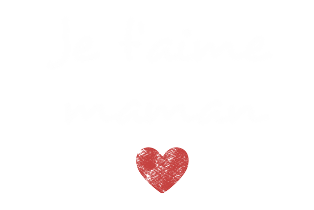 Je t'aime Maman Text on Transparent Background with Heart - Download Free Stock Videos Pikwizard.com