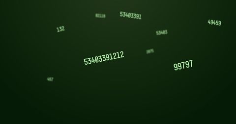 Floating Digital Numbers in Tech Matrix Background - Download Free Stock Images Pikwizard.com