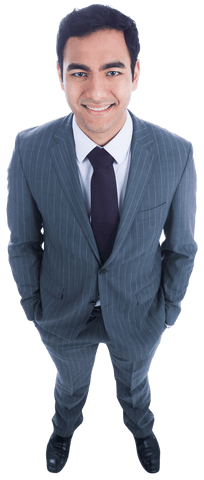 smiling indian businessman in suit on transparent background - Download Free Stock Videos Pikwizard.com