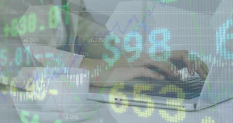 Financial Analysis with Data Visualization Overlay