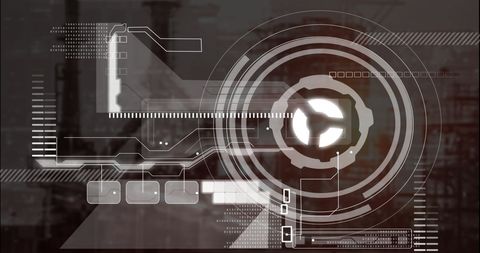 Futuristic Interface Display Data Processing Technology - Download Free Stock Images Pikwizard.com