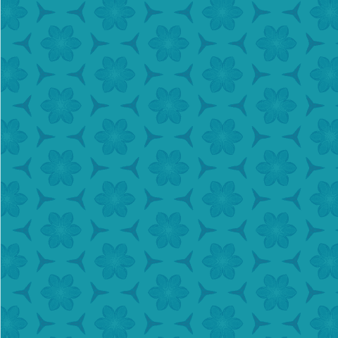 Seamless Blue Floral Pattern on Transparent Background Digital Illustration - Download Free Stock Videos Pikwizard.com