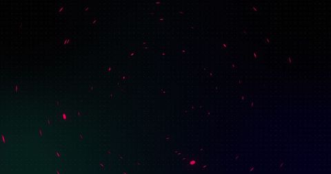Vibrant Red and Green Digital Landscape with Halos - Download Free Stock Images Pikwizard.com