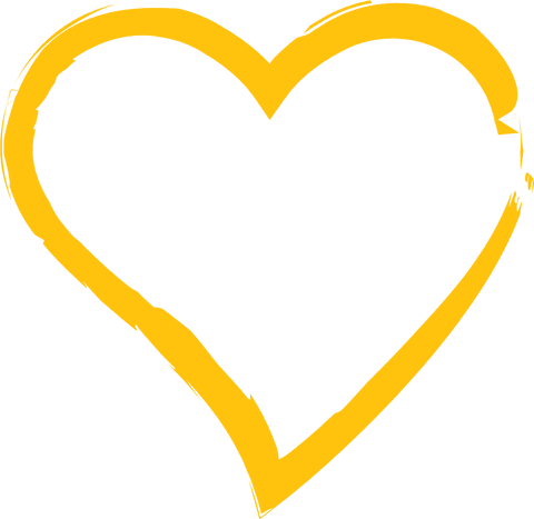 Yellow Heart Illustration on Transparent Background - Download Free Stock Videos Pikwizard.com
