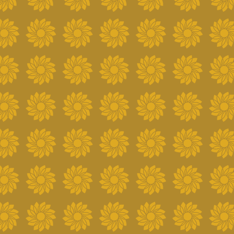 yellow flower pattern on brown transparent background - Download Free Stock Videos Pikwizard.com