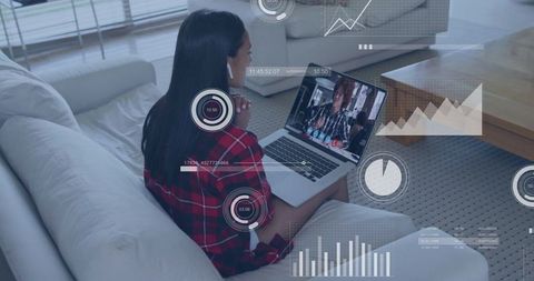 Remote Work Environment with Digital Technology Interface