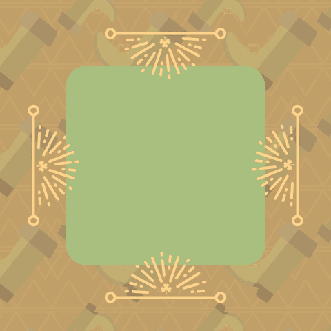 decorative beige card with green center on transparent background - Download Free Stock Videos Pikwizard.com