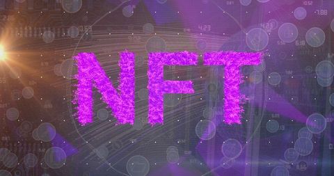 NFT Conceptual Illustration with Futuristic Digital Elements - Download Free Stock Images Pikwizard.com