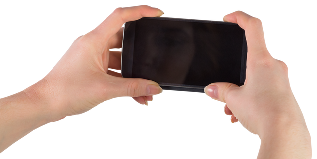 Transparent Background Hands Holding Smartphone - Download Free Stock Videos Pikwizard.com