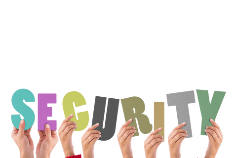 Hands Holding Colorful Transparent Security Letters - Download Free Stock Videos Pikwizard.com