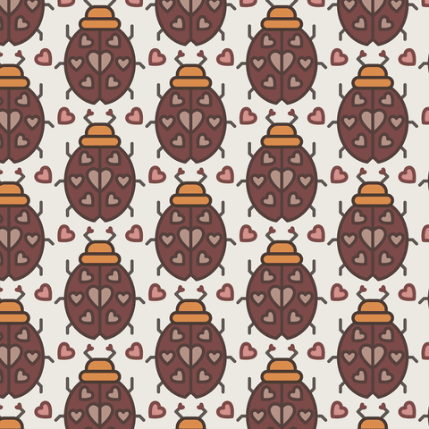 transparent background bug pattern with heart-shaped details - Download Free Stock Videos Pikwizard.com