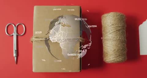 Crafting Package with Spinning Digital Globe Insight