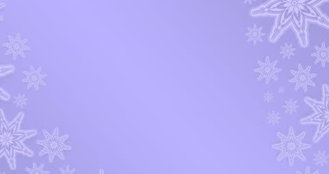 Elegant Purple Background with Snowflake Frame